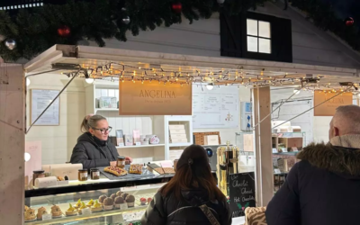 Concept Restauration sur les marchés de Noël